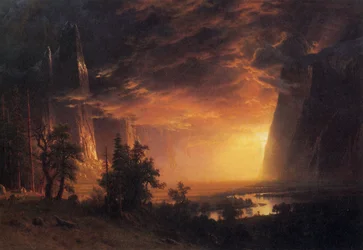 Sonnenuntergang im Yosemite-Tal